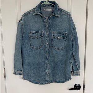 Oversized Mavi Blue Jean Jacket